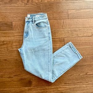 Light-Wash Mom Jeans